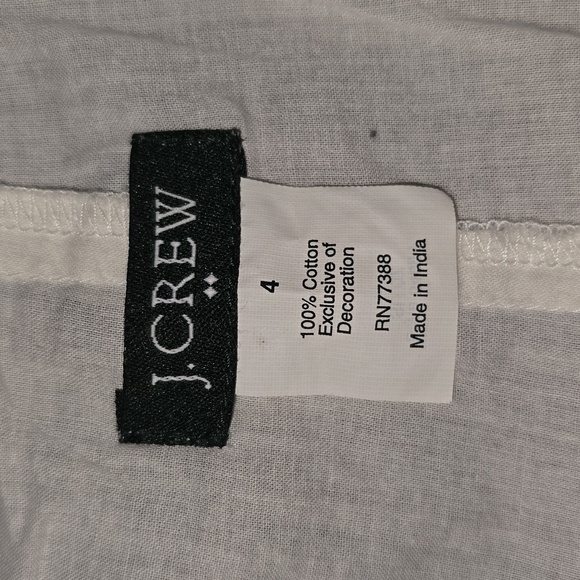 J.Crew Navy Eyelet Floral Lace A-Line Skirt Side Zip Womens Size 4 - Picture 6 of 9